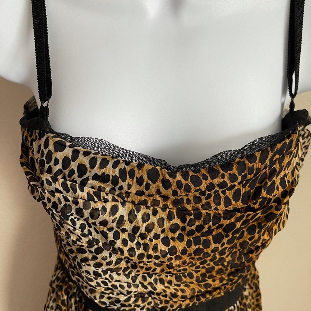 DOLCE and GABBANA LEOPARD PARTY DRESS SIZE SMALL - Picture 8 of 8